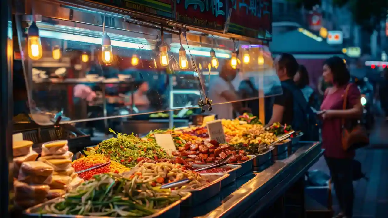 Makanan Pusat Penjaja Singapura