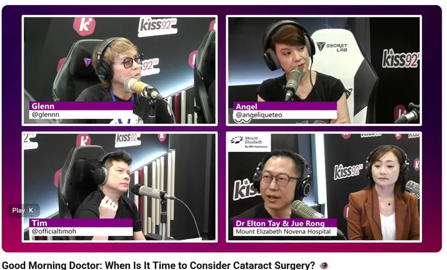 Dr Elton Tay Discusses Cataract Surgery