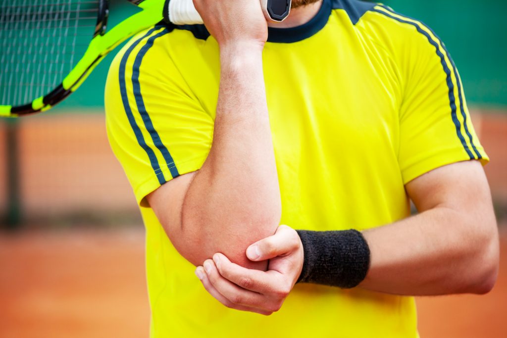 tennis injuries on elbow